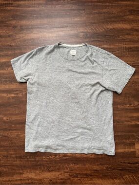 rag & bone Classic Heather Grey Men’s Flame Tee | 100% Cotton